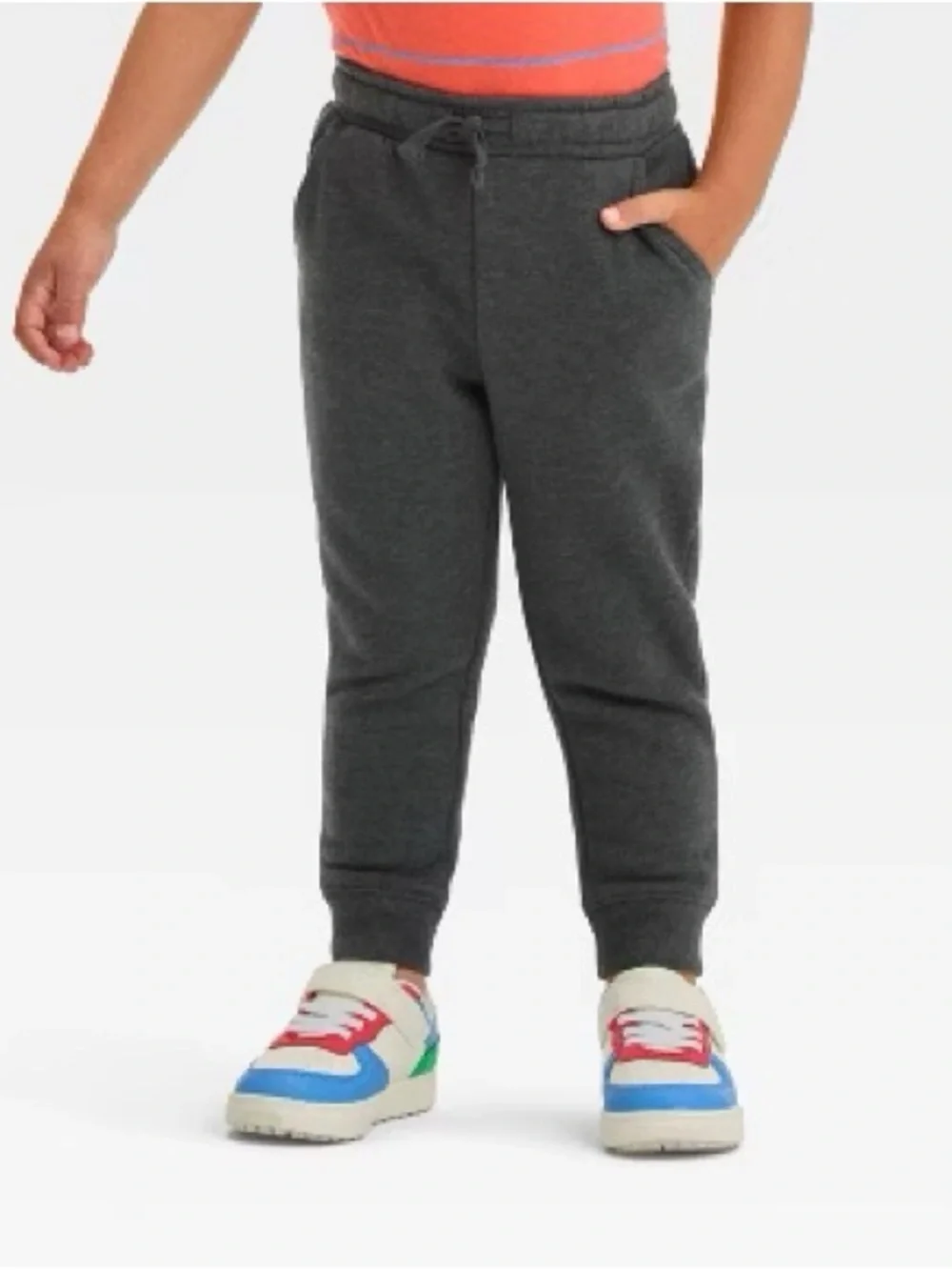 🔸NWT🔸Cat & Jack Grey Fleece Joggers and Hoodie - 4T